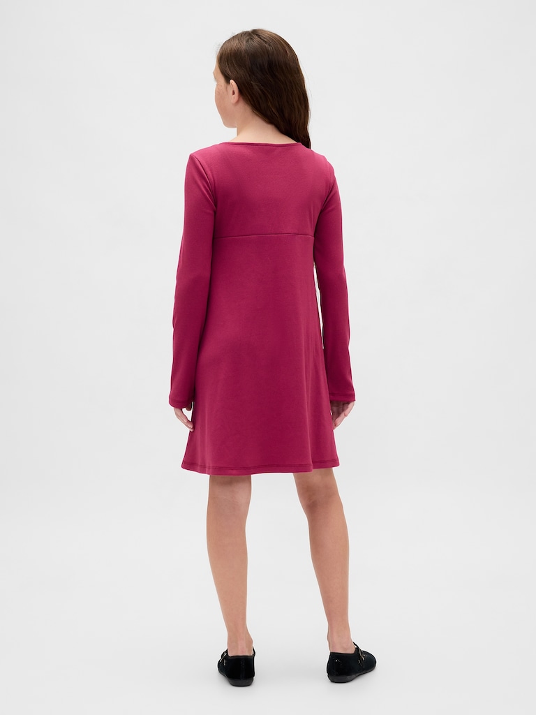 Kids Rib Bow Dress