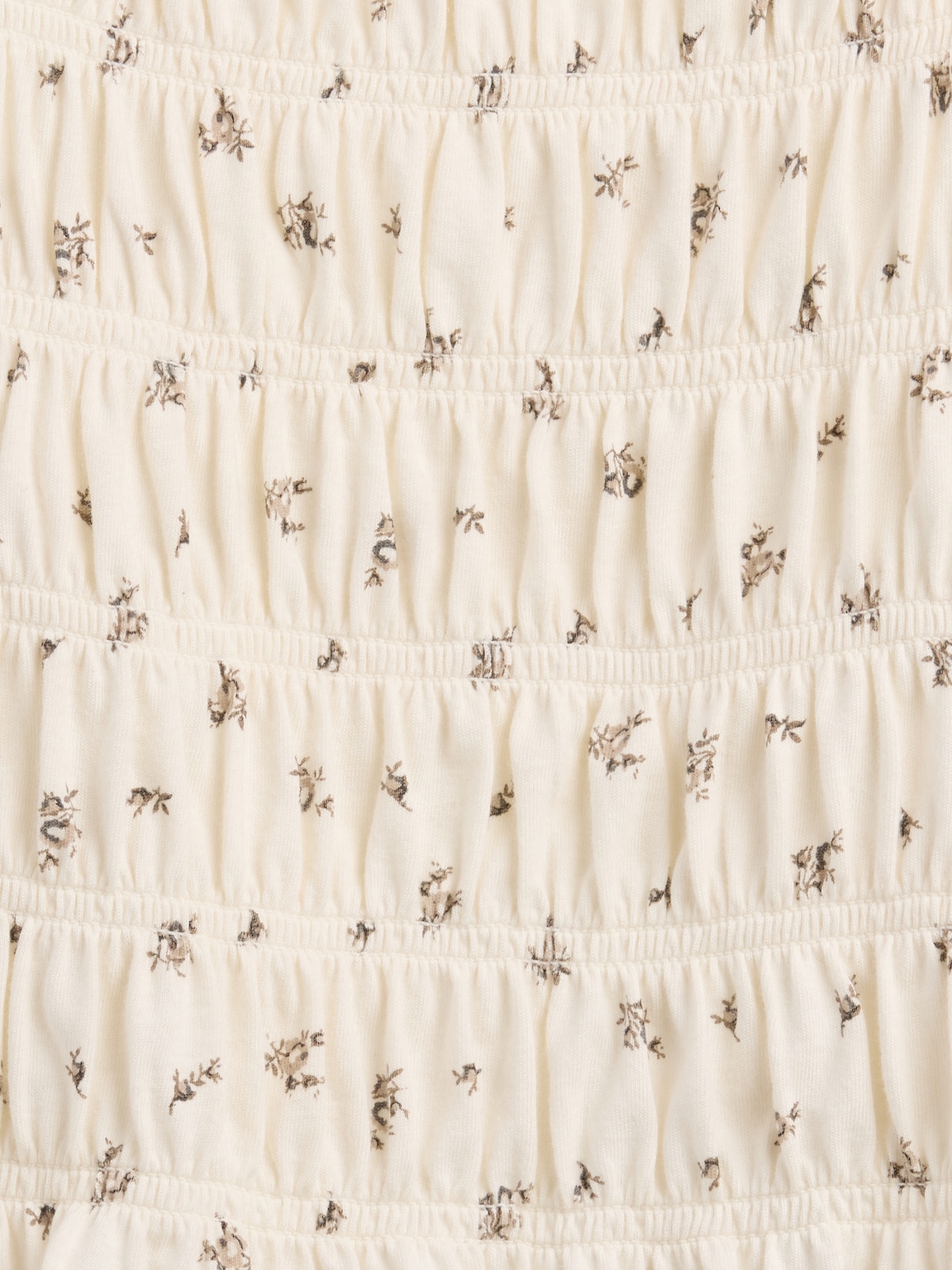 Kids Smocked Square-Neck Top