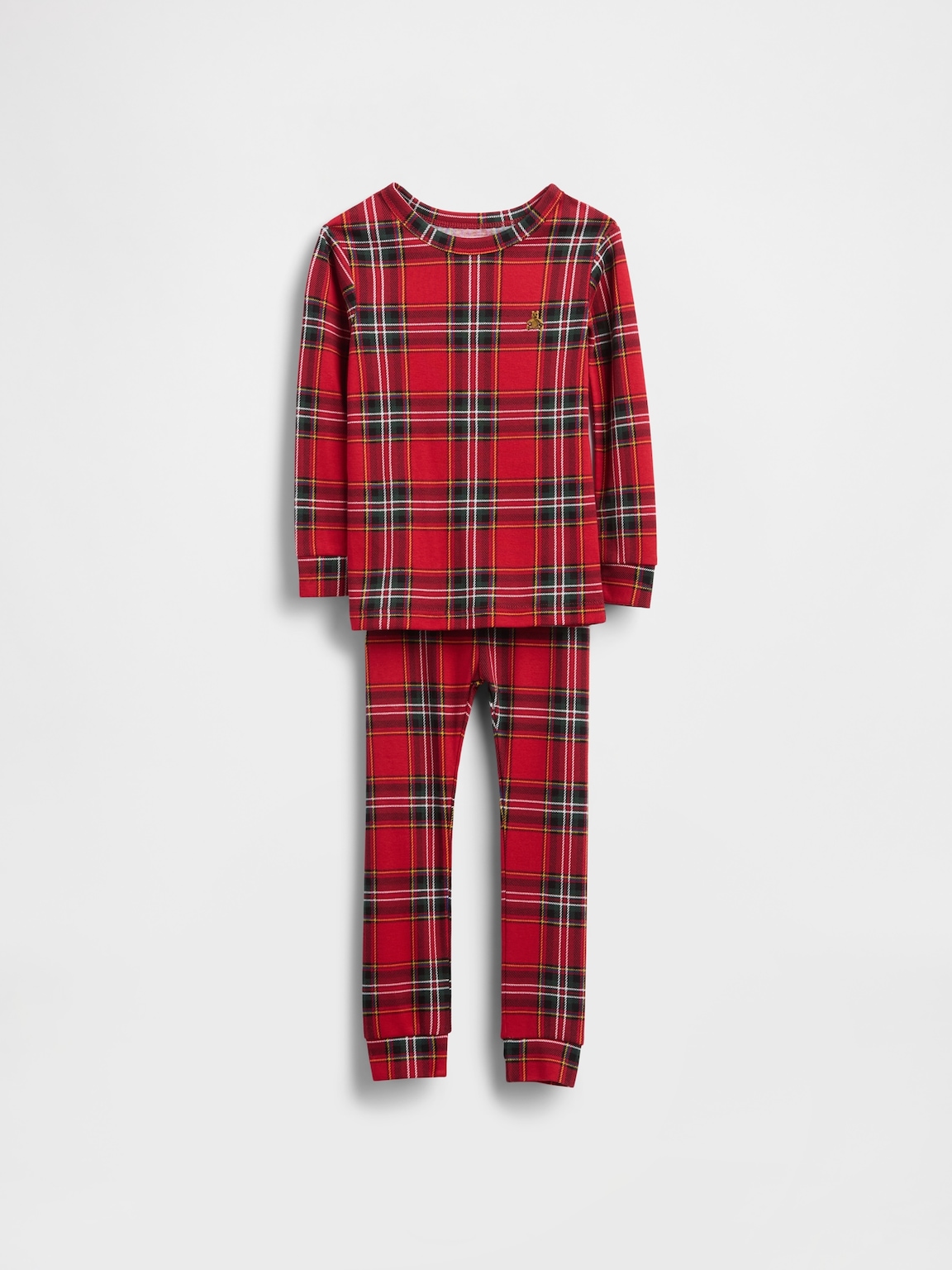 Kids & Baby Organic Brushed Cotton Holiday PJ Set