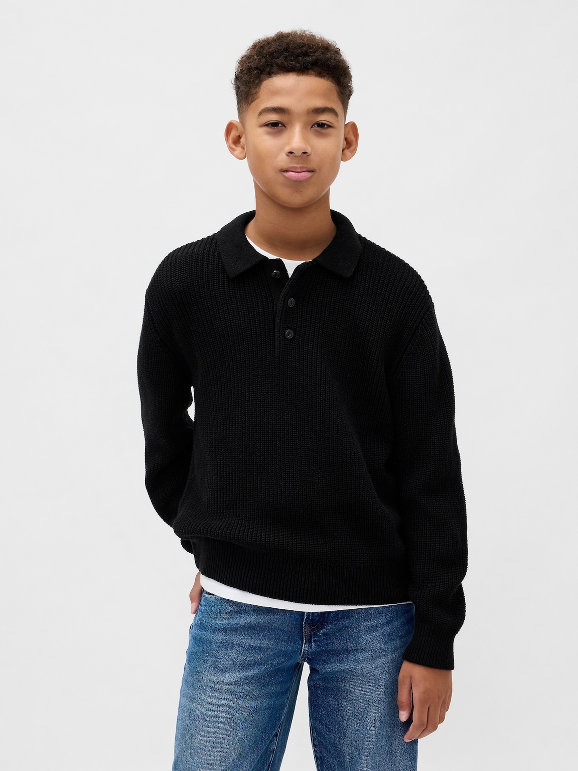 Kids Polo Sweater