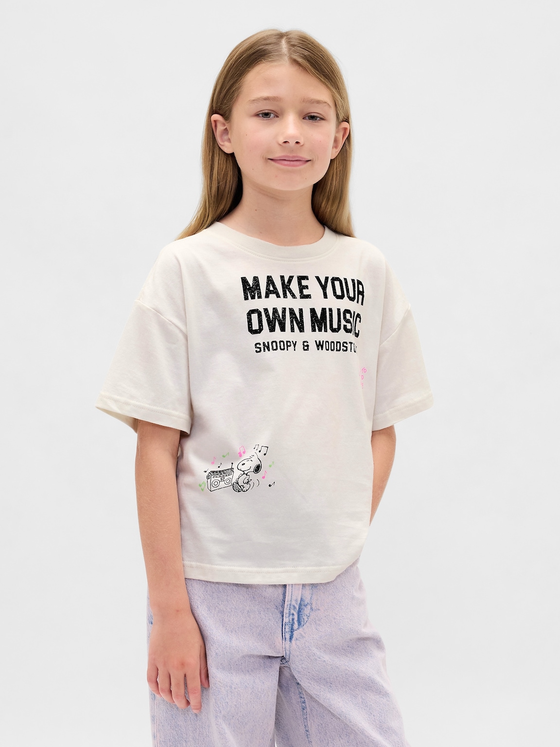 Kids Oversized Graphic T-Shirt
