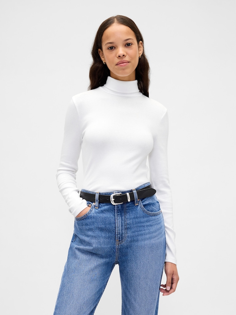 Modern Rib Turtleneck