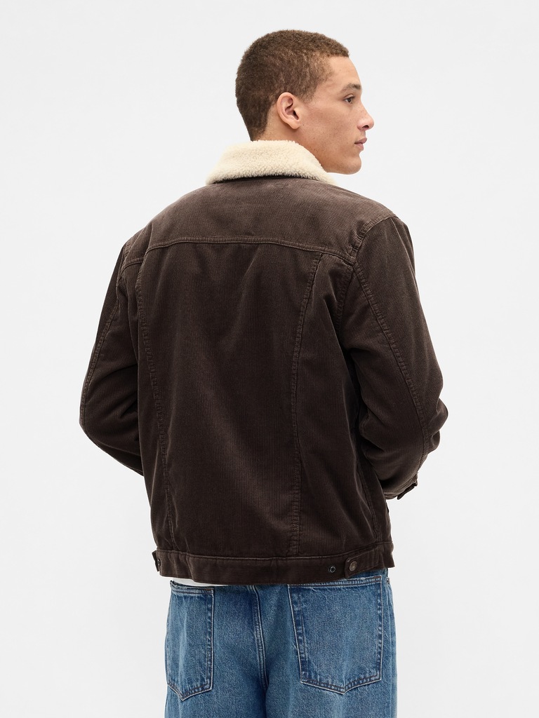 Sherpa-Lined Icon Corduroy Jacket