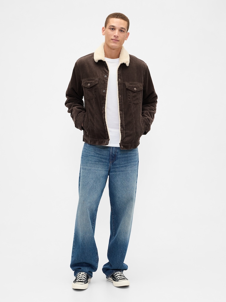 Sherpa-Lined Icon Corduroy Jacket