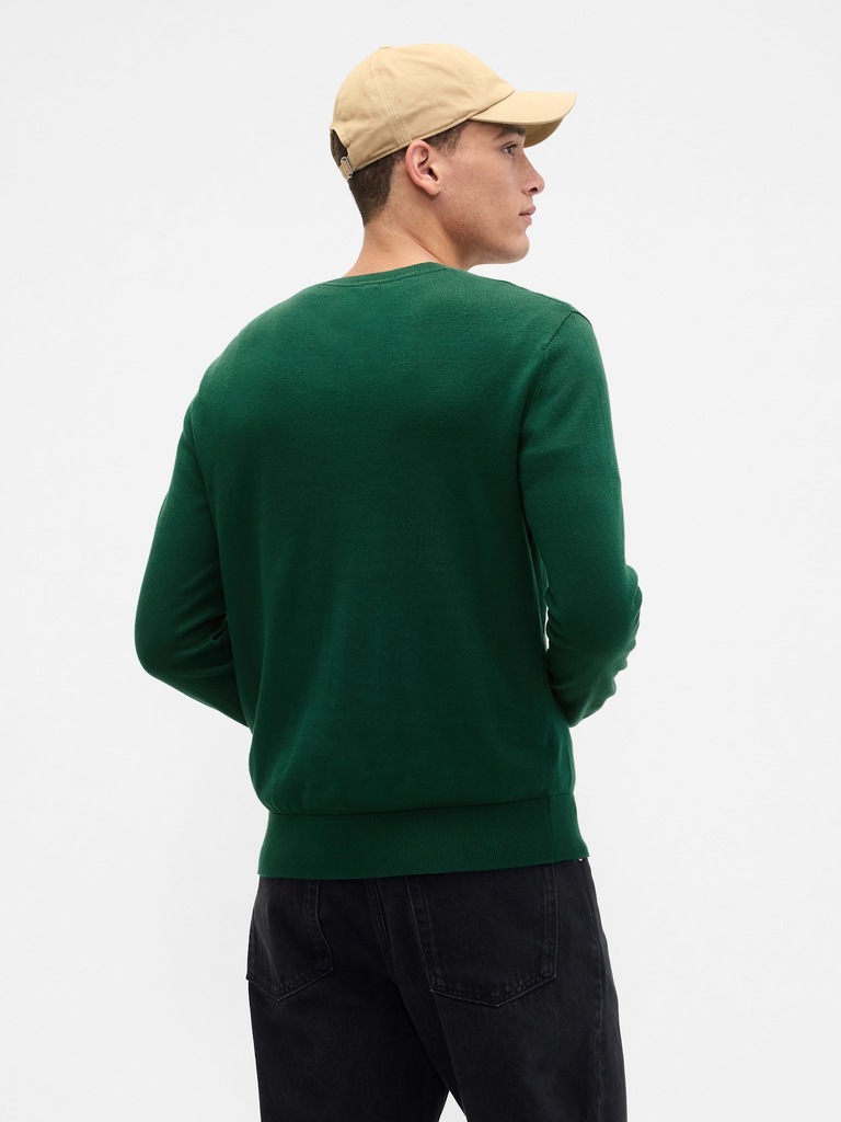 Cotton V-Neck Sweater