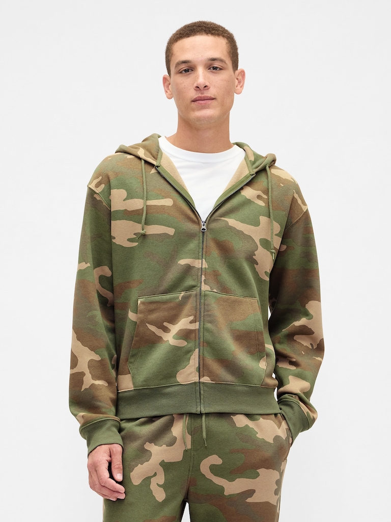 Adult Vintage Soft Oversized Zip Hoodie