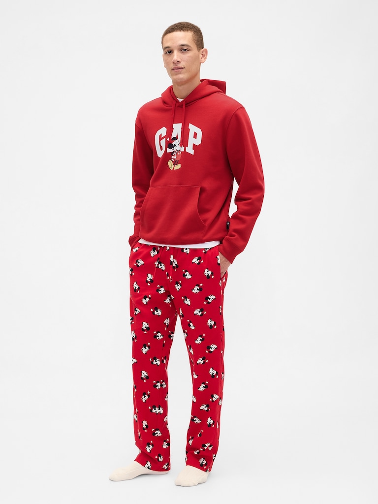 Disney × Mickey Mouse Relaxed Logo Hoodie