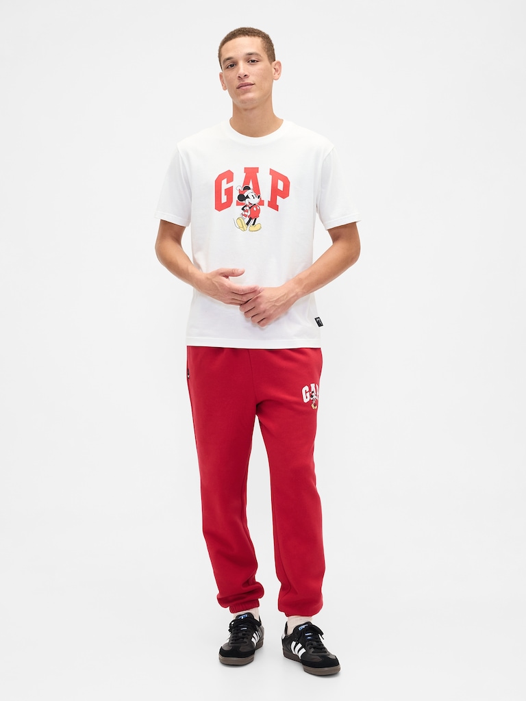 Gap × Disney Mickey Mouse Relaxed Logo Joggers
