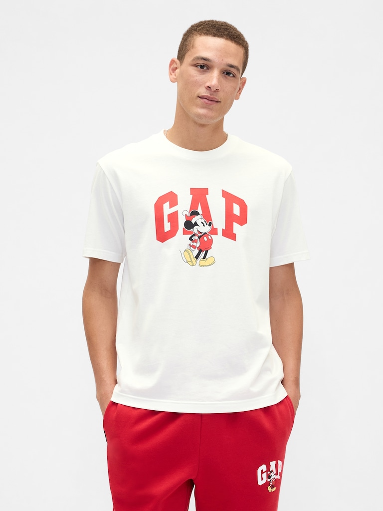 Gap × Disney Mickey Mouse Everyday Soft Relaxed Logo T-Shirt