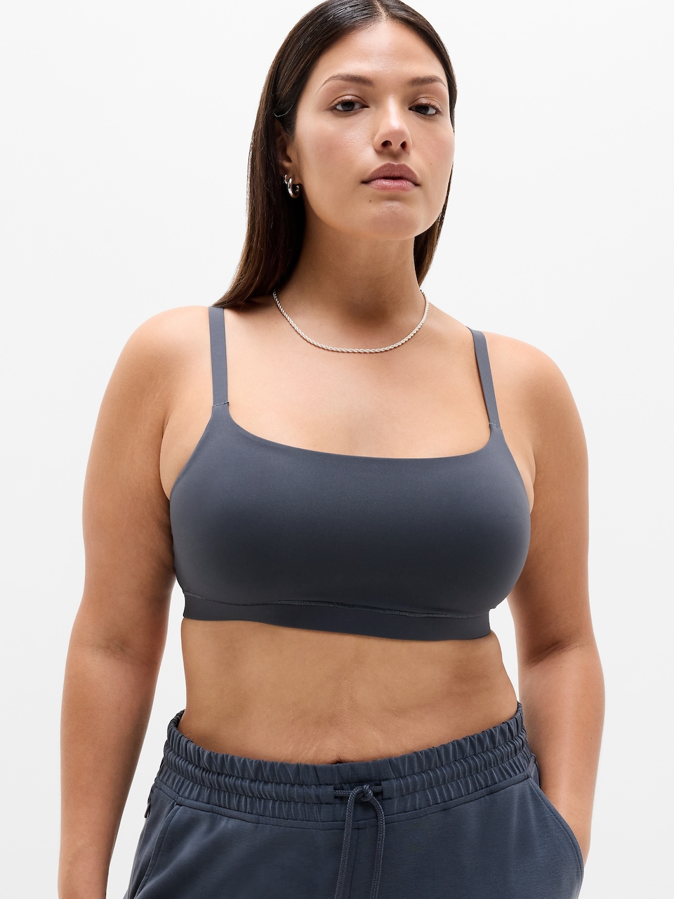 V-Neck Hardware One-Piece Swimsuit