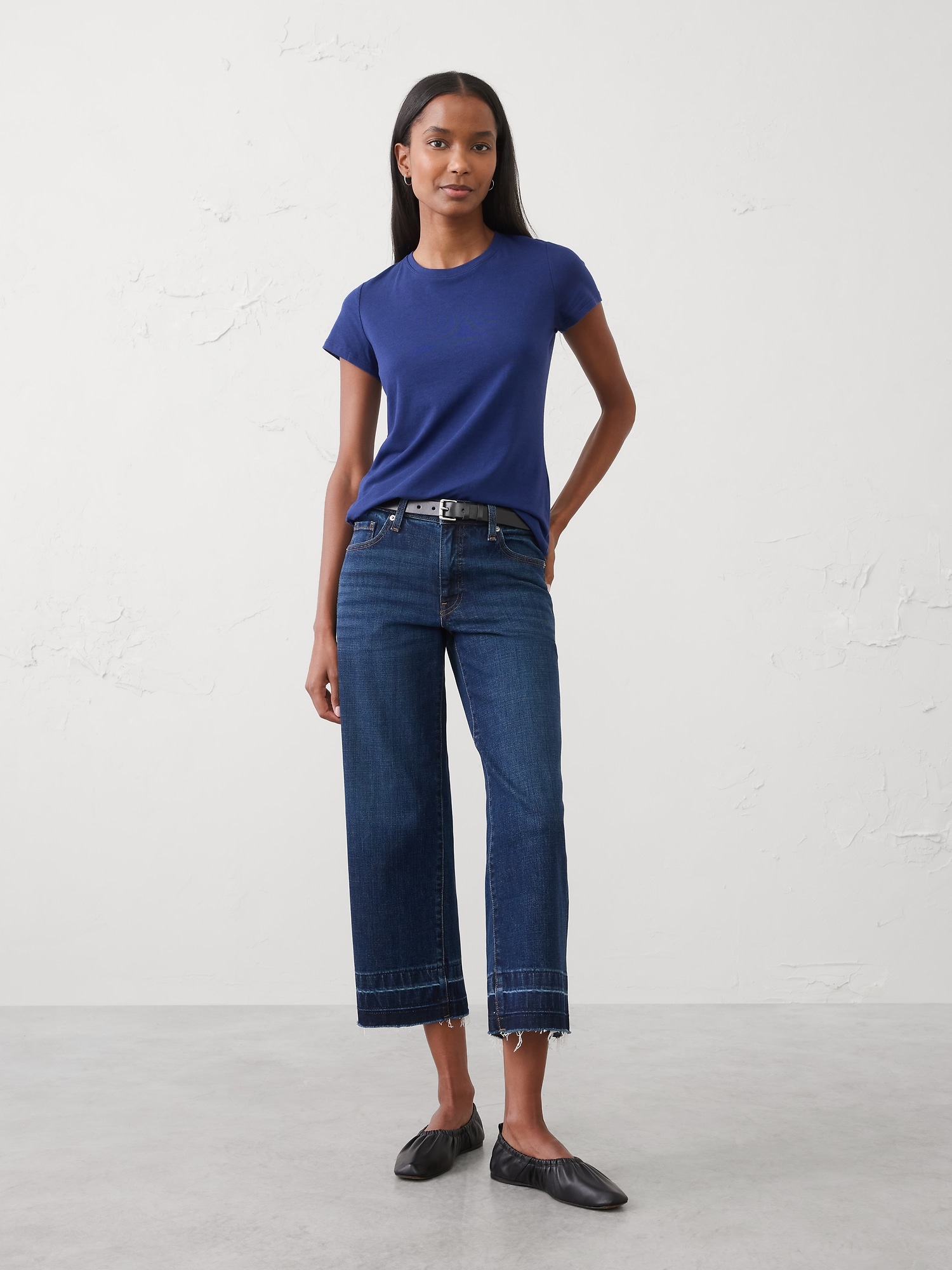 Women's Blue T-Shirts & Tops | Banana Republic Factory