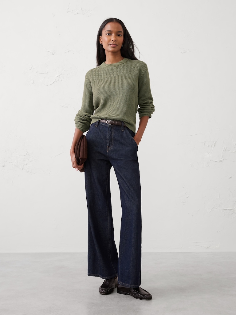 Textured Pullover Sweater