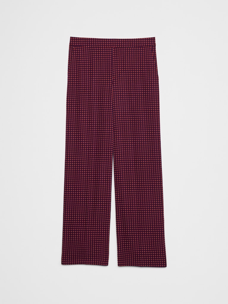 Hayden Wide-Leg Satin Pant