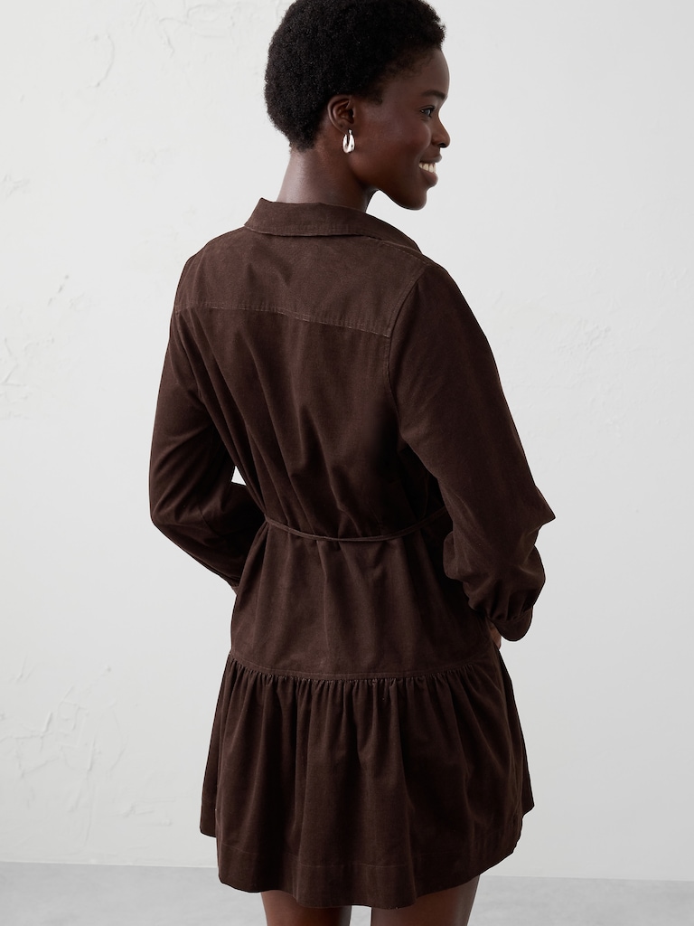 Corduroy Mini Dress