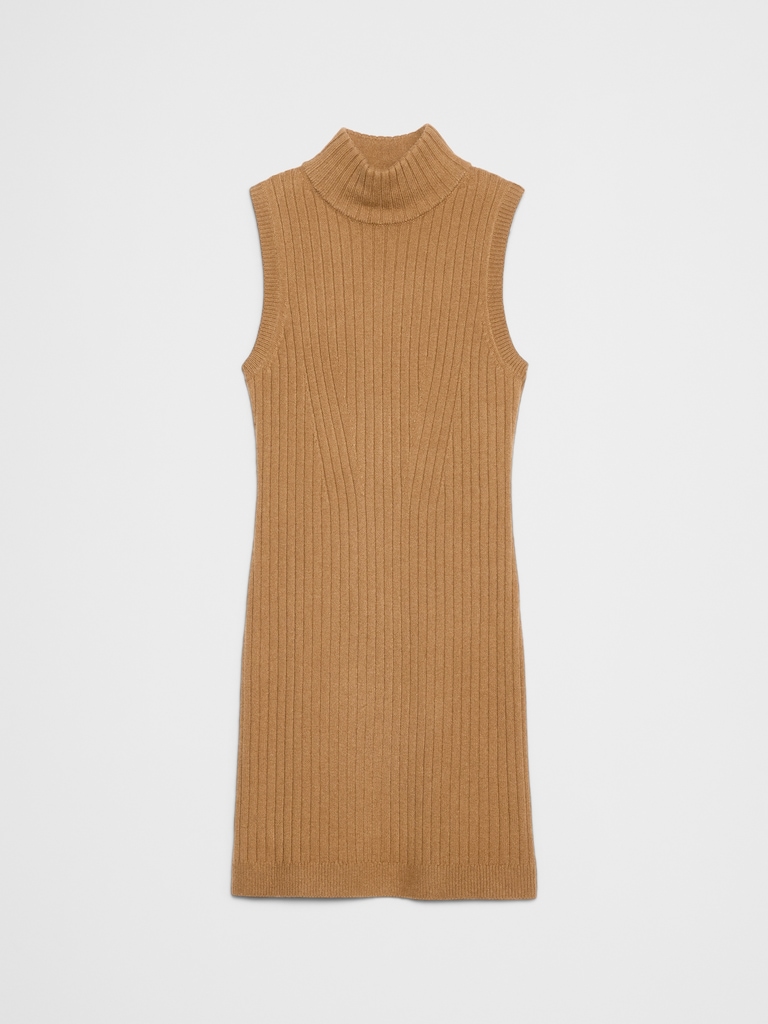 Ribbed Mini Sweater Dress