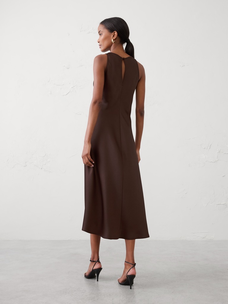 Satin Midi Dress