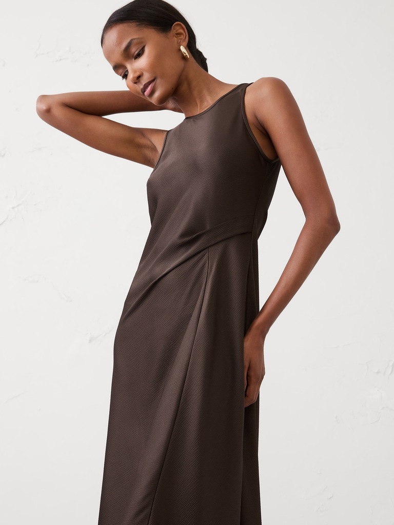 Satin Midi Dress