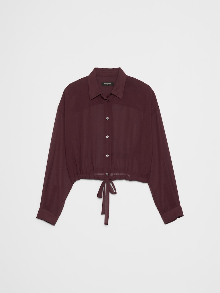 Cinched Hem Shirt
