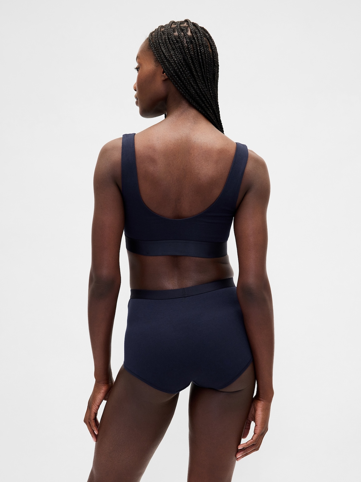 Organic Stretch Cotton Gap Logo Bralette