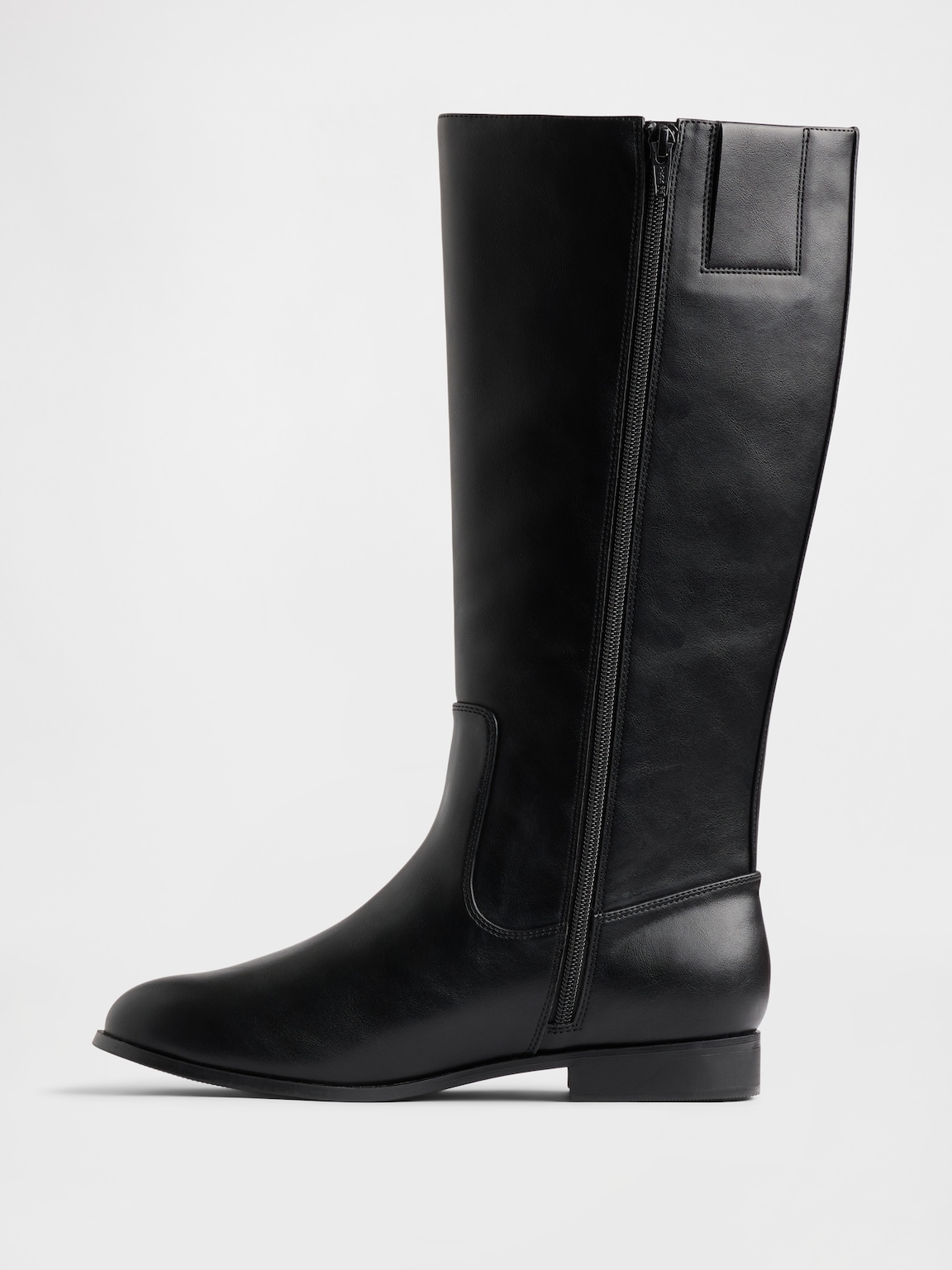 Vegan Leather Riding Boots