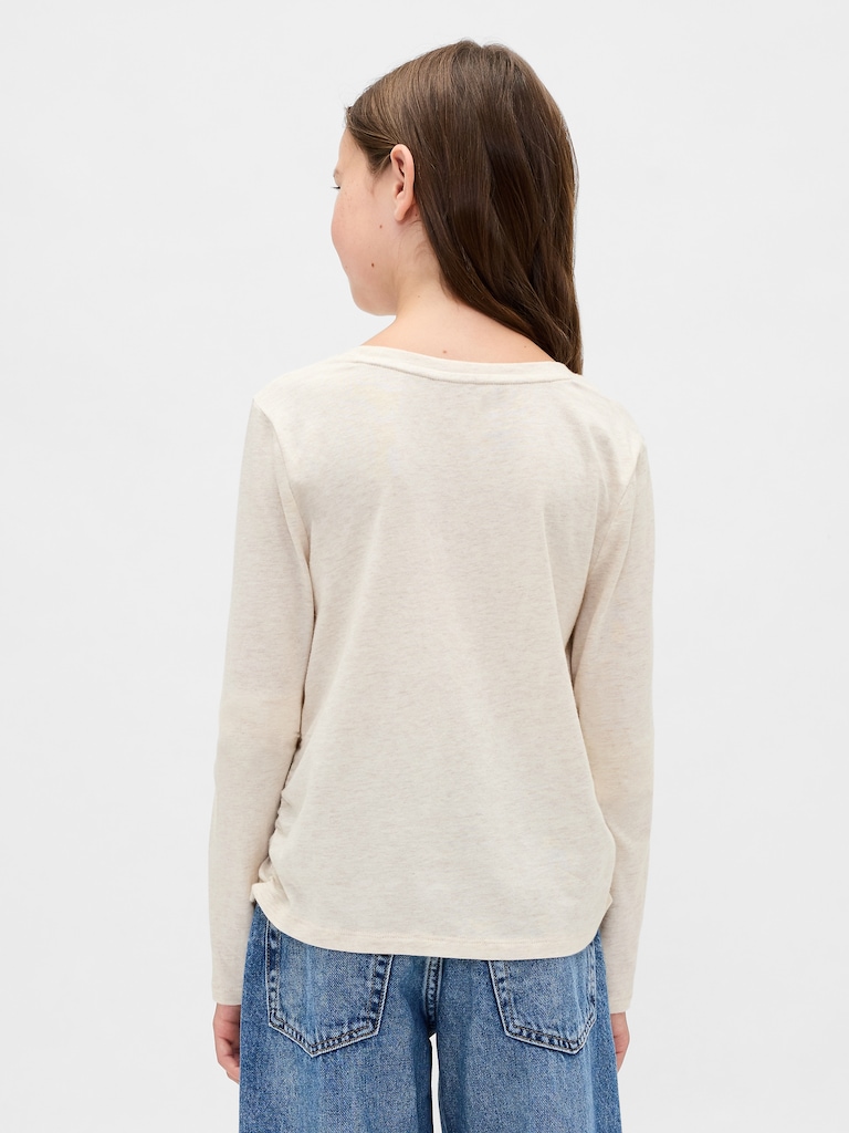 Kids Ruched Side T-Shirt