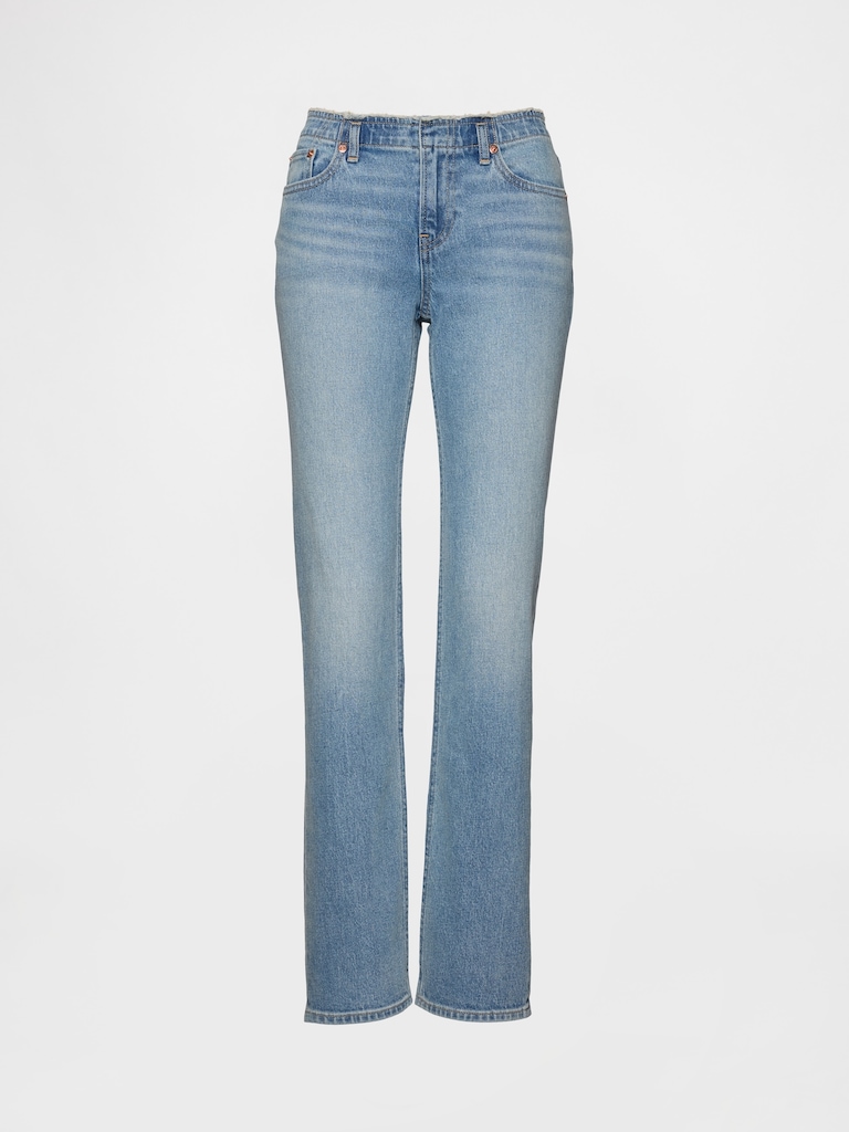 Low Rise '90s Slim Straight Jeans