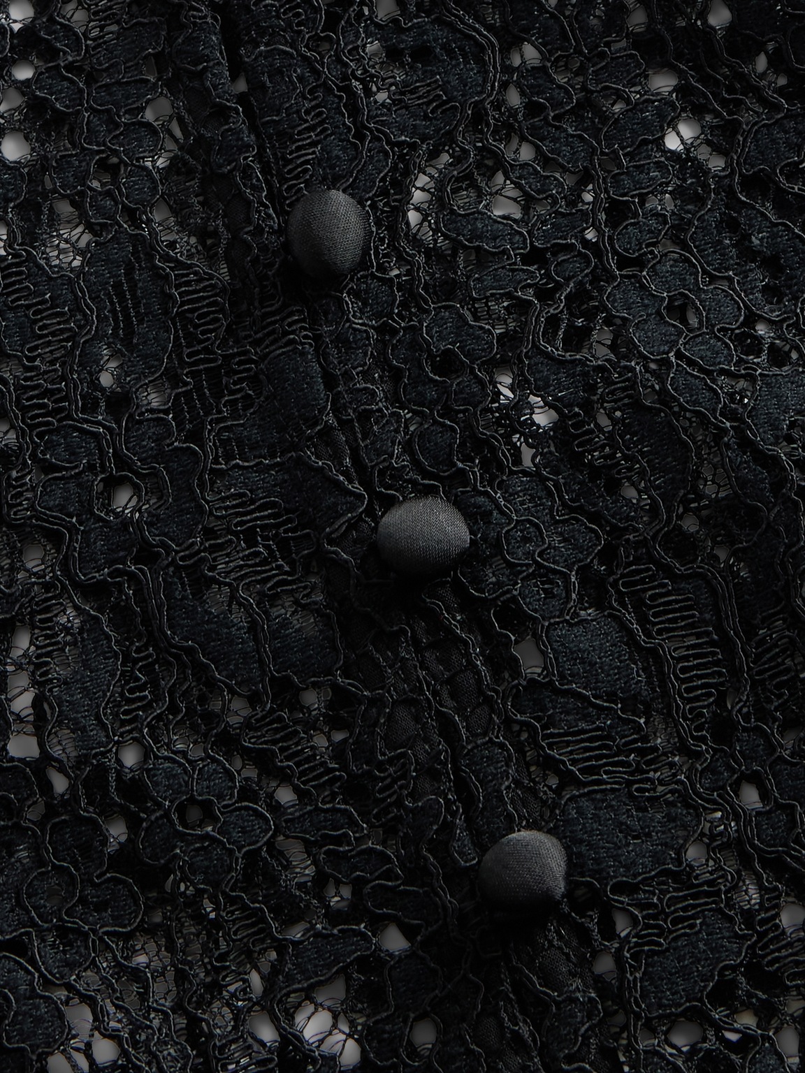 Lace Button-Front Top