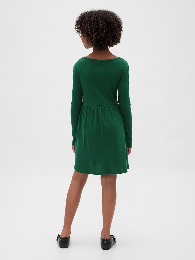 Kids Square-Neck Dress