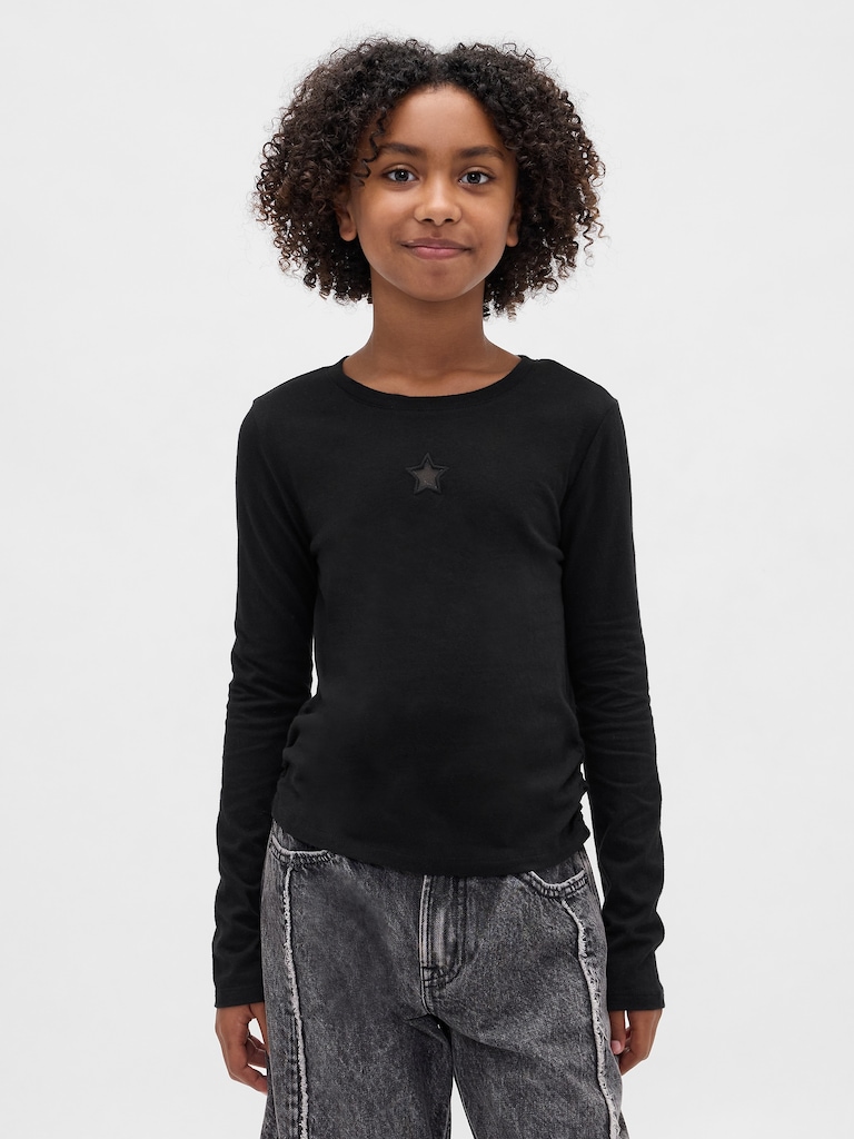 Kids Ruched Side T-Shirt