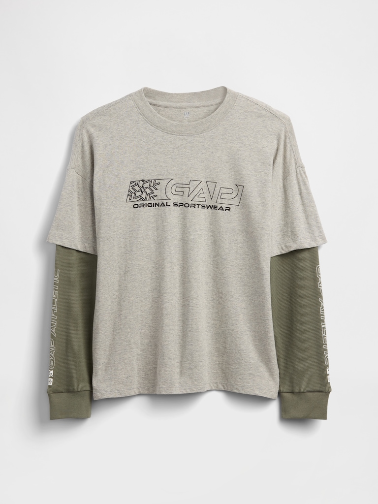 Kids 2-in-1 Graphic Logo T-Shirt