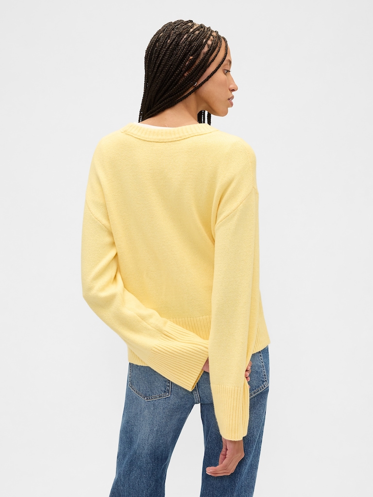 CashSoft Relaxed Crewneck Sweater