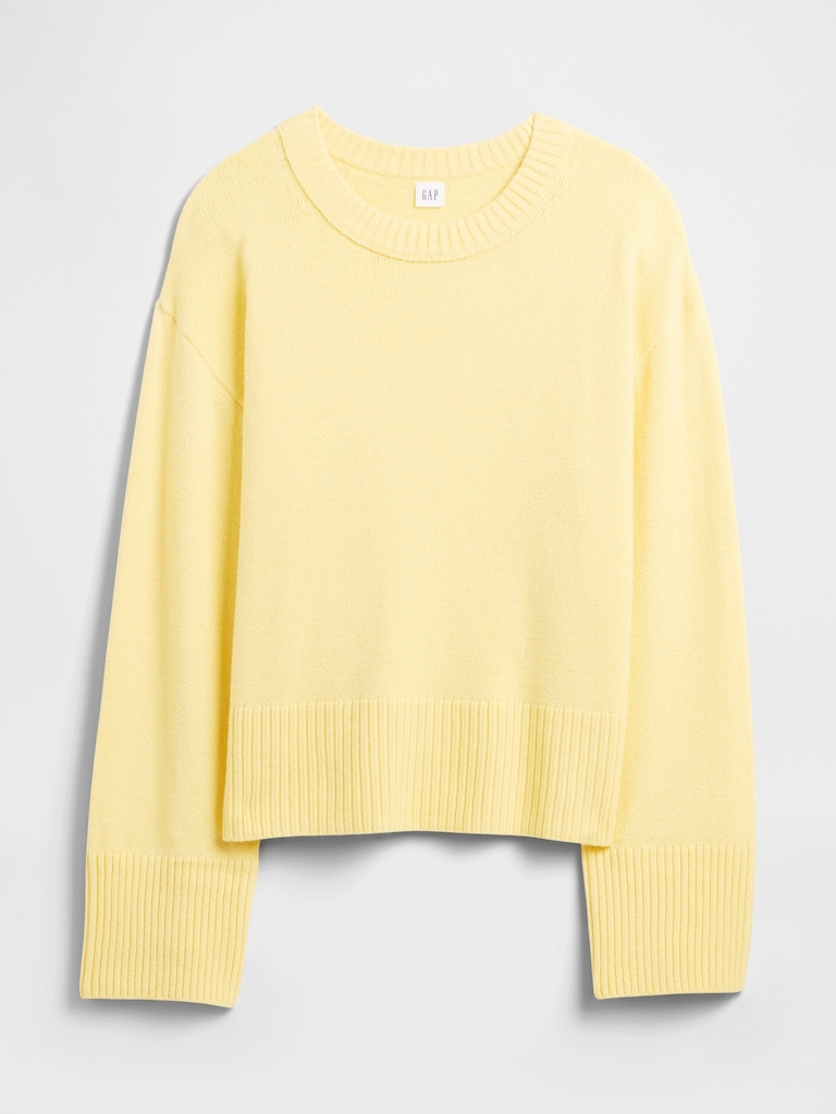 CashSoft Relaxed Crewneck Sweater