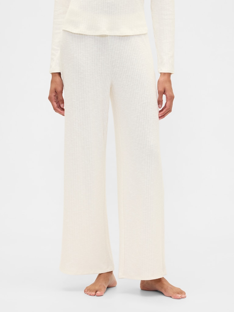 Relaxed Wide-Leg PJ Pants