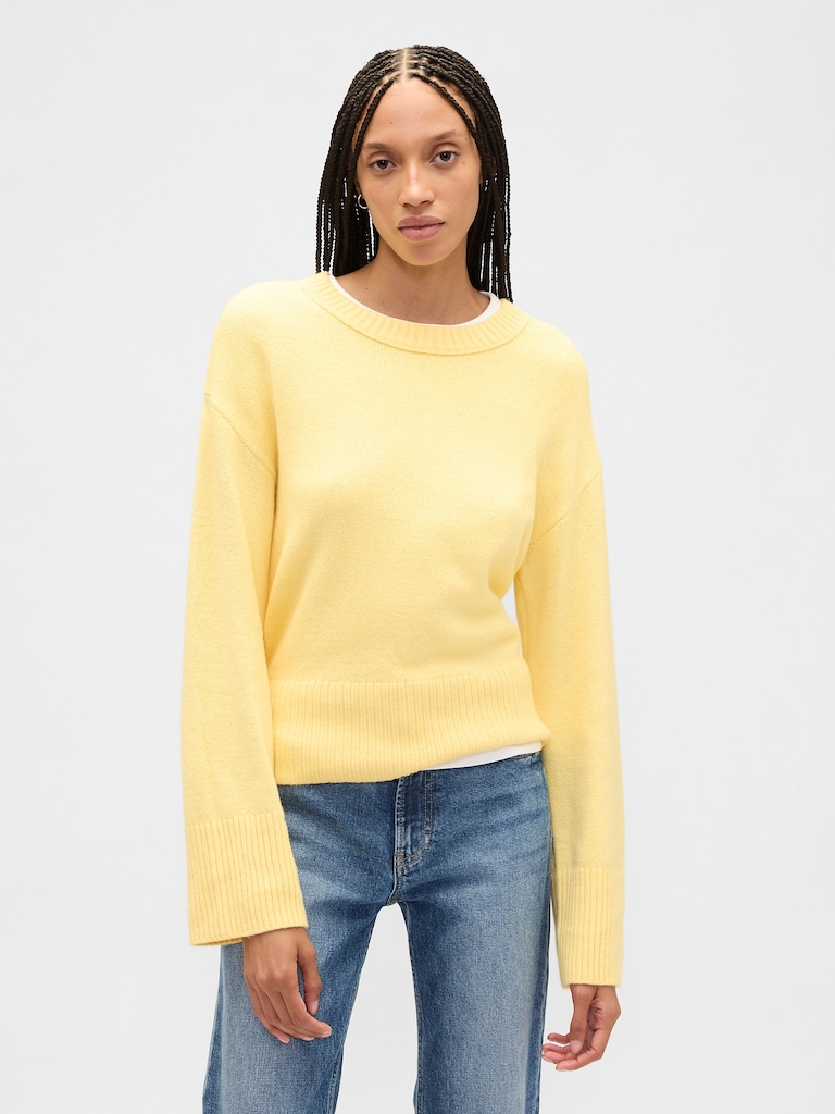 CashSoft Relaxed Crewneck Sweater