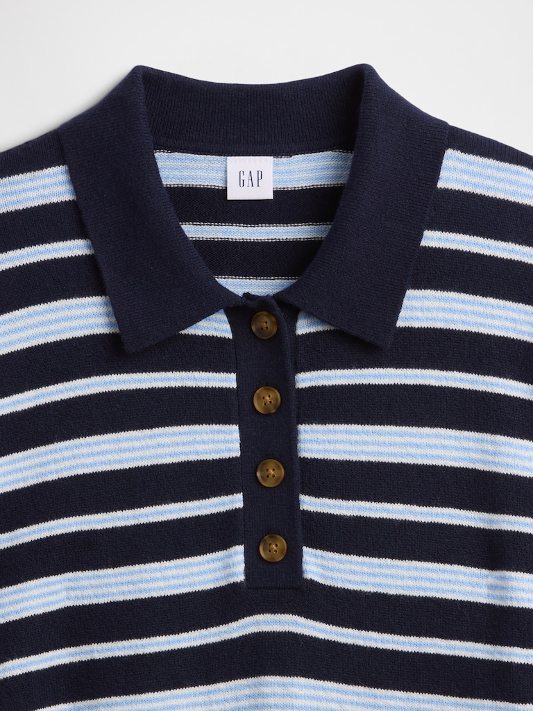 CashSoft Relaxed Sweater Polo Shirt