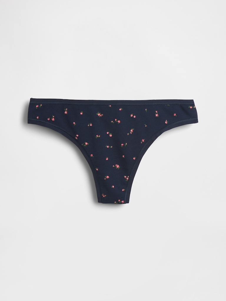 Organic Stretch Cotton Thong