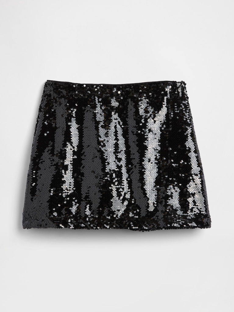 Sequin Mini Skort