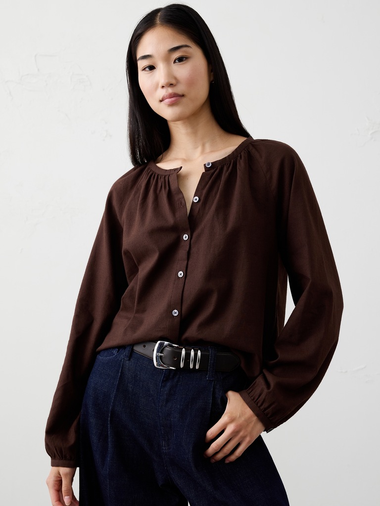Puff-Sleeve Top