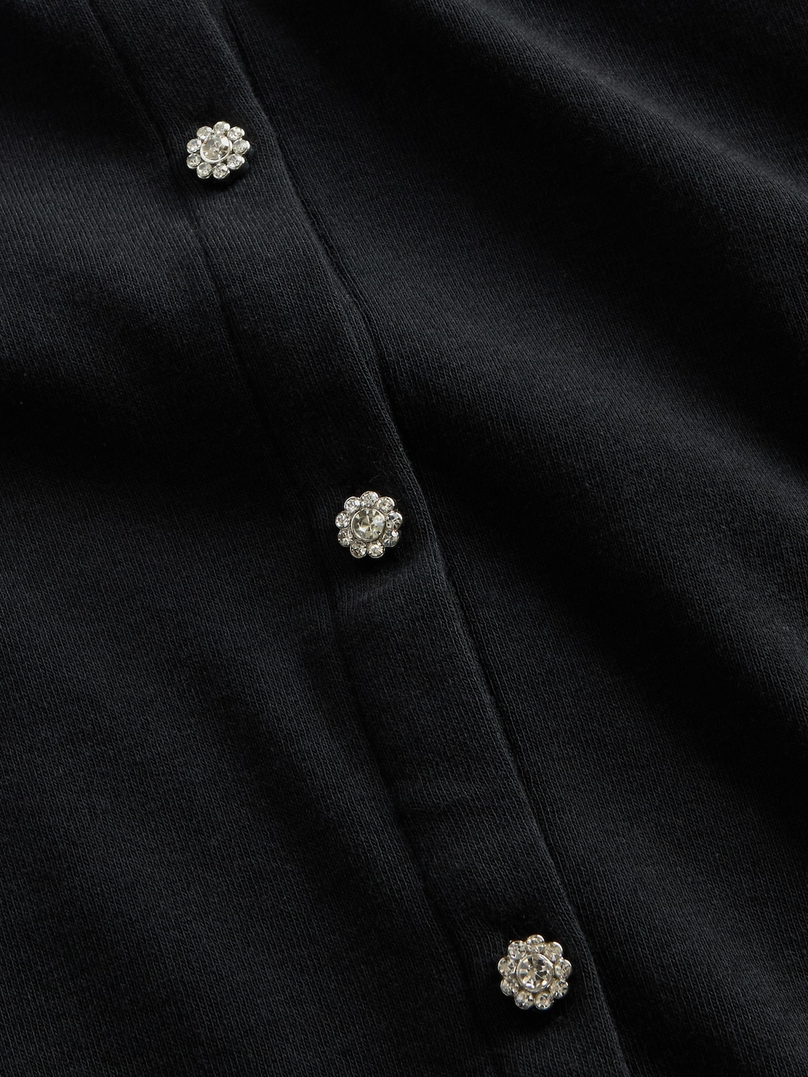 Modern Jewel Button Cardigan