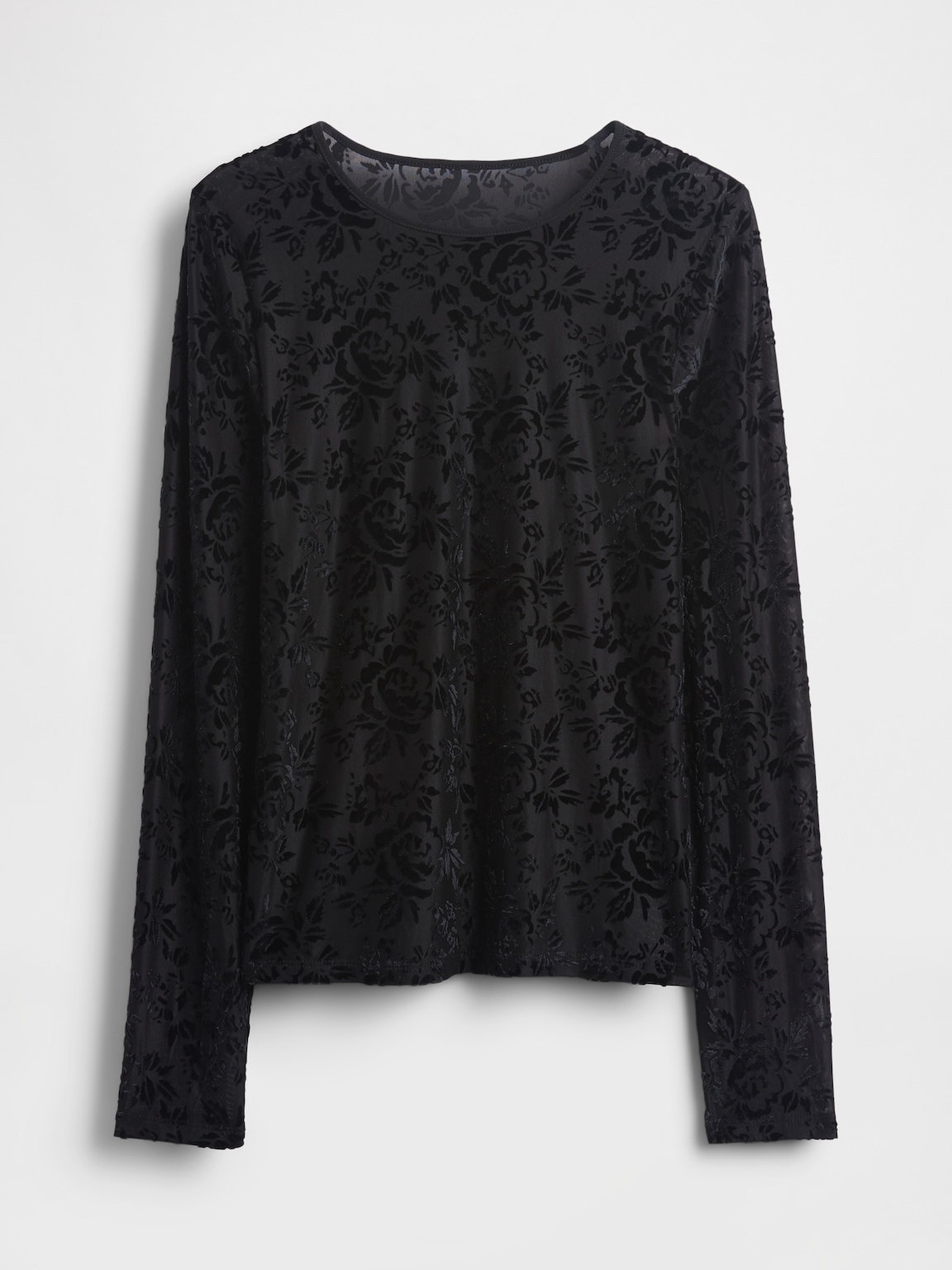 Burnout Velvet Top