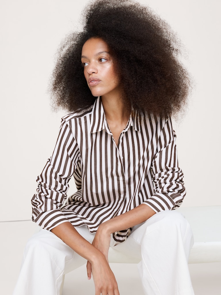 The Everyday Shirt in Cotton Poplin