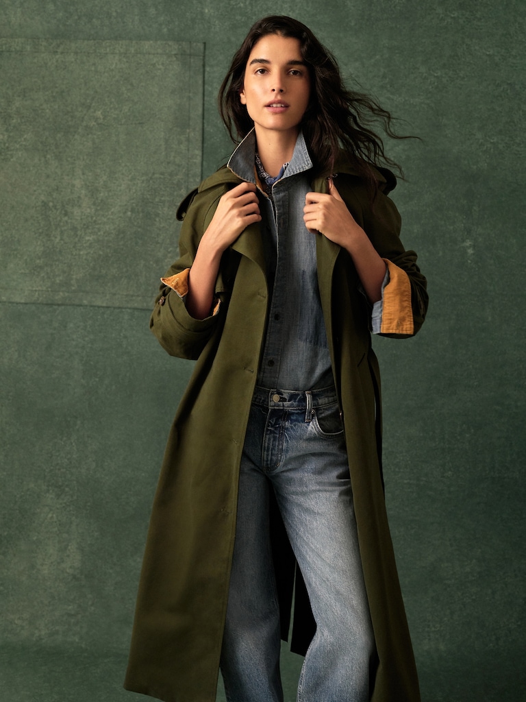 Classic Cotton Trench Coat