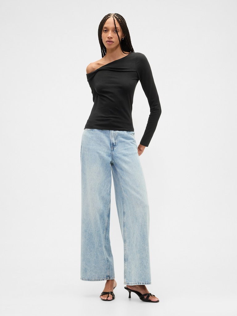 Stretch One-Shoulder Top