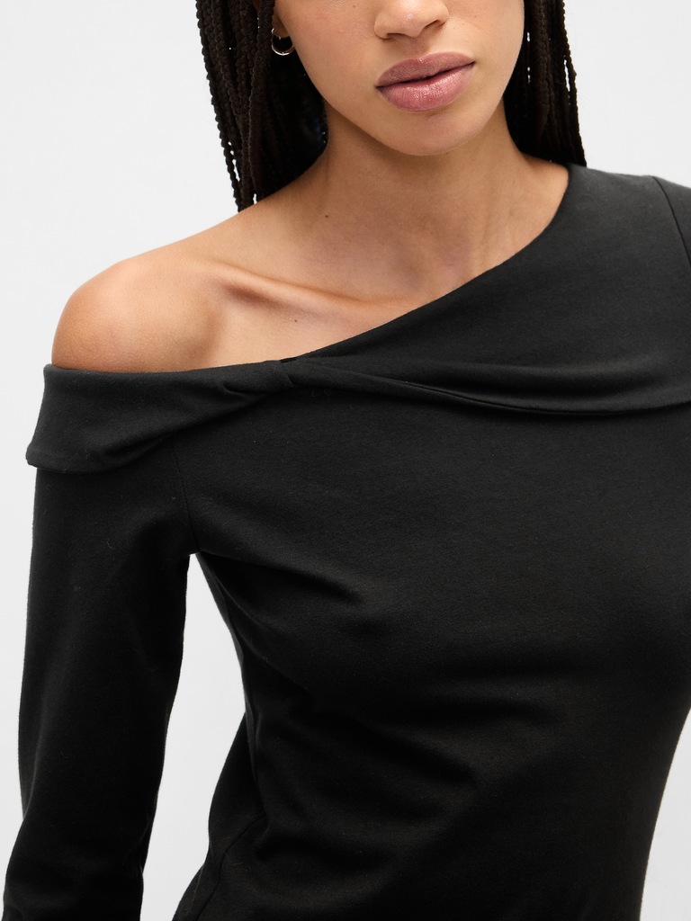 Stretch One-Shoulder Top