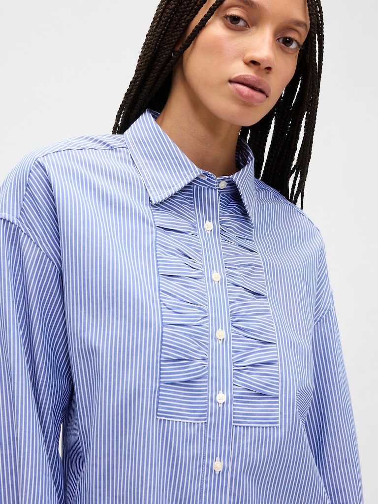 Oversized Shirt in Poplin