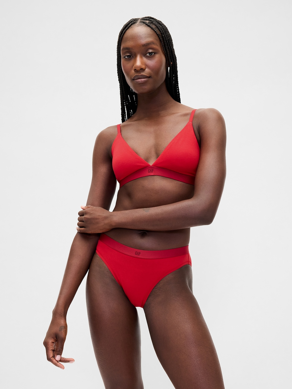 Organic Stretch Cotton Triangle Bra