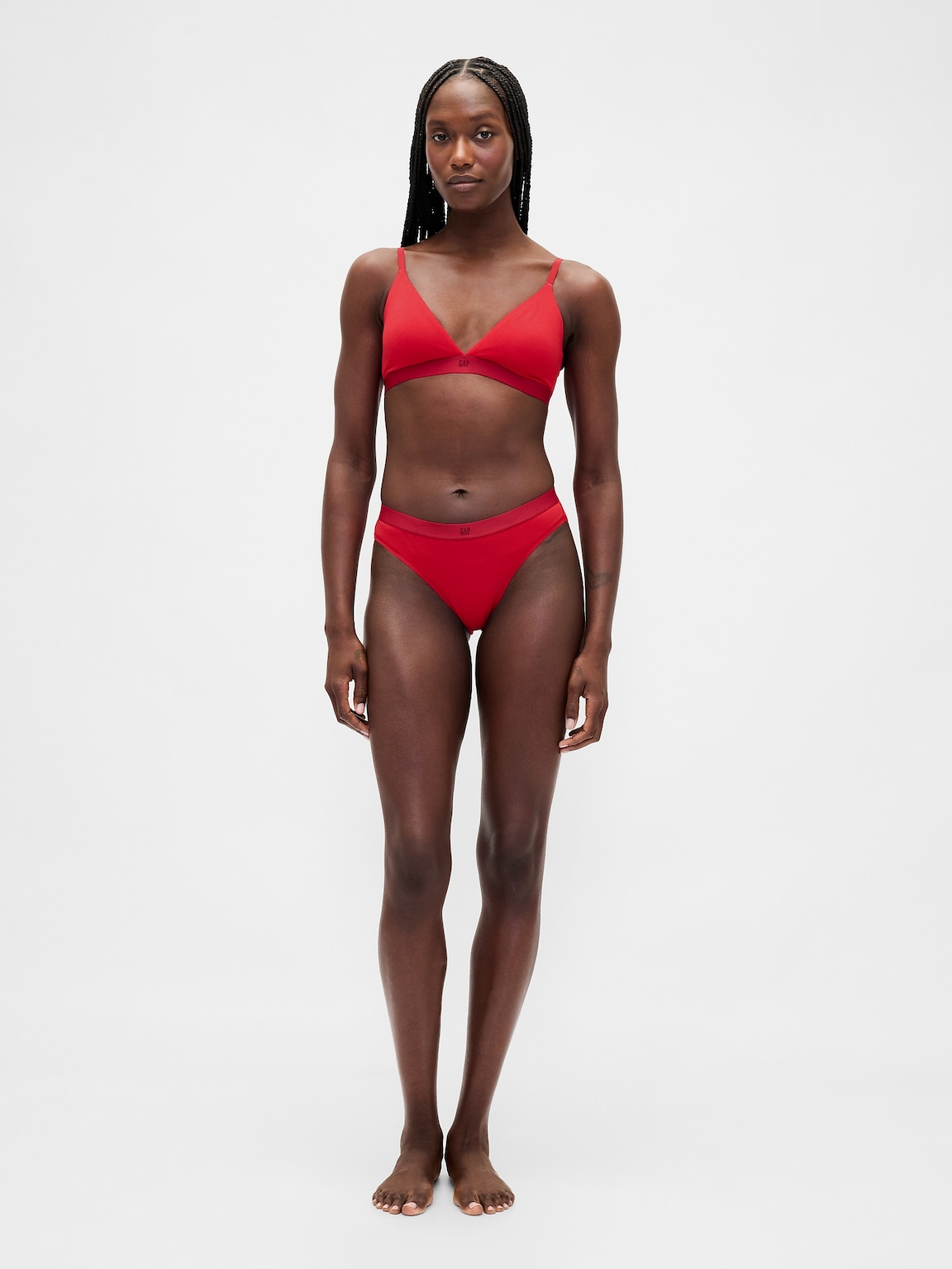 Organic Stretch Cotton Triangle Bra