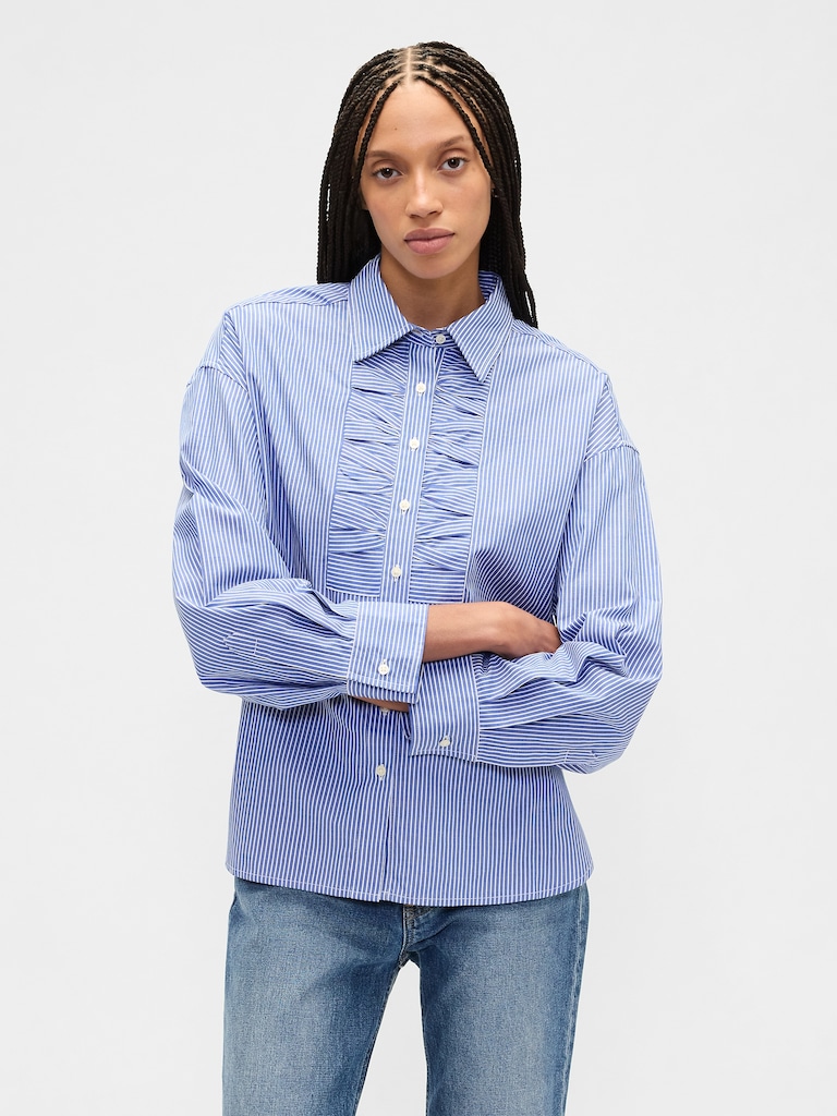 Oversized Shirt in Poplin