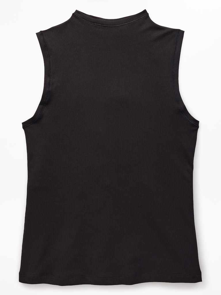 Signature Rib Mock Neck Tank