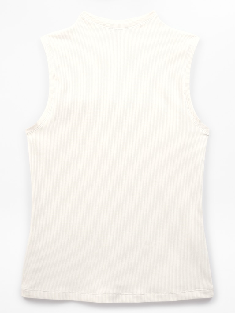 Signature Rib Mock Neck Tank